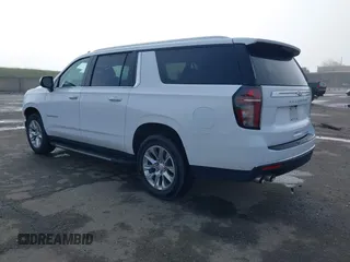 2023 Chevrolet Suburban Premier with VIN 1GNSKFKD1PR253914, listed as a IAAI auction lot 41823036 with 62,876 mi miles and . Bid and sale history available at DreamBid. Image 3.