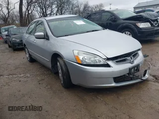 2005 Honda Accord LX with VIN 1HGCM663X5A069934, listed as a IAAI auction lot 41231379 with 191,556 mi miles and . Bid and sale history available at DreamBid. Image 1.