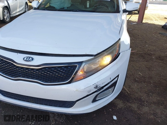 2014 Kia Optima EX z VIN 5XXGN4A74EG294124, wystawiony jako IAAI lot #41413272 z przebiegiem 154 058 mil mil oraz . Historia ofert i sprzedaży dostępna na DreamBid. Obrazek 6.