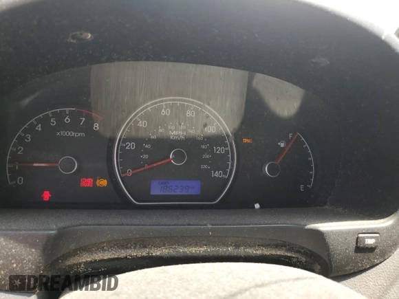 2009 Hyundai Elantra SE with VIN KMHDU46D89U742543, listed as a Copart auction lot 57424275 with 186,239 mi miles and Non repairable. Bid and sale history available at DreamBid. Image 9.