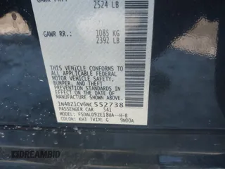 2022 Nissan LEAF SV Plus with VIN 1N4BZ1CV6NC552738, listed as a IAAI auction lot 41383500 with 44,205 mi miles and . Bid and sale history available at DreamBid. Image 9.