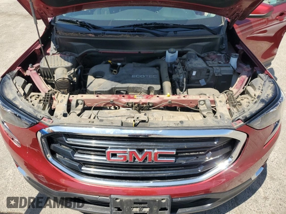 2021 GMC Terrain SLE z VIN 3GKALMEV0ML314123, wystawiony jako Copart lot #55341825 z przebiegiem 48 981 mil mil oraz Szkoda całkowita • Salvage title. Historia ofert i sprzedaży dostępna na DreamBid. Obrazek 12.