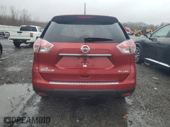 2016 Nissan Rogue SL with VIN 5N1AT2MV2GC830013, listed as a Copart auction lot 51688225 with 157,544 mi miles and Salvage Title. Bid and sale history available at DreamBid. Image 6.