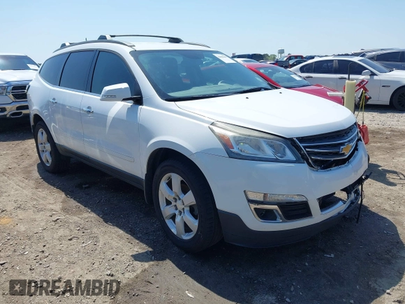 2016 Chevrolet Traverse LT with VIN 1GNKRGKD3GJ254269, listed as a IAAI auction lot 42006283 with 154,586 mi miles. Bid and sale history available at carsss.com. Image 1.