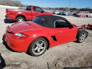 2008 Porsche Boxster with VIN WP0CA29878U712024, listed as a Copart auction lot 83330964 with 50,166 mi miles and Salvage Title. Bid and sale history available at carsss.com. Image 3.