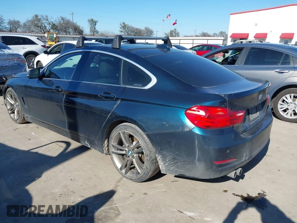 2017 BMW 4 Series 430i with VIN WBA4F7C38HG789545, listed as a IAAI auction lot 41654766 with 107,008 mi miles and . Bid and sale history available at carsss.com. Image 3.