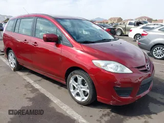 2010 Mazda 5 Sport with VIN JM1CR2WL3A0387984, listed as a IAAI auction lot 41866697 with 49,456 mi miles. Bid and sale history available at carsss.com. Image 1.