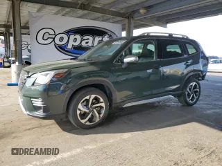 2022 Subaru Forester Touring with VIN JF2SKARC9NH450620, listed as a Copart auction lot 58787845 with 33,584 mi miles and Salvage title. Bid and sale history available at DreamBid. Image 1.