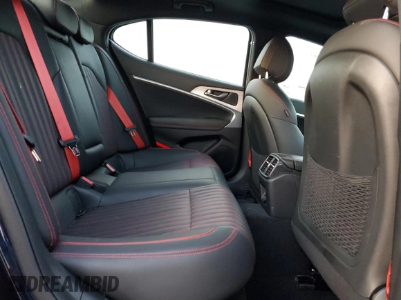 2023 Genesis G70 2.0T with VIN KMTG34TA5PU124271, listed as a Copart auction lot 82690964 with 8,844 mi miles and Salvage Title. Bid and sale history available at DreamBid. Image 10.