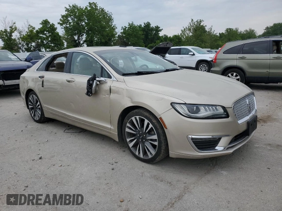 2017 Lincoln MKZ Reserve with VIN 3LN6L5E91HR643308, listed as a Copart auction lot 60479625 with 45,226 mi miles and Salvage title. Bid and sale history available at DreamBid. Image 4.