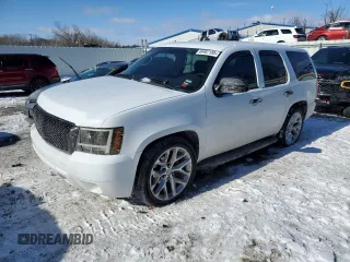 2012 Chevrolet Tahoe Commercial with VIN 1GNSK2E03CR277658, listed as a Copart auction lot 46467185 with 242,827 mi miles and Salvage title. Bid and sale history available at DreamBid. Image 1.