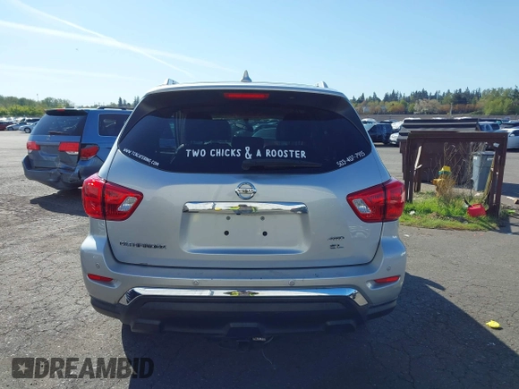 2019 Nissan Pathfinder SL with VIN 5N1DR2MM8KC629938, listed as a IAAI auction lot 42020133 with 78,631 mi miles and . Bid and sale history available at DreamBid. Image 16.