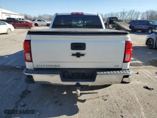 2017 Chevrolet Silverado 1500 LTZ with VIN 3GCUKSEC5HG511267, listed as a Copart auction lot 45852205 with 61,170 mi miles and Salvage Title. Bid and sale history available at carsss.com. Image 6.