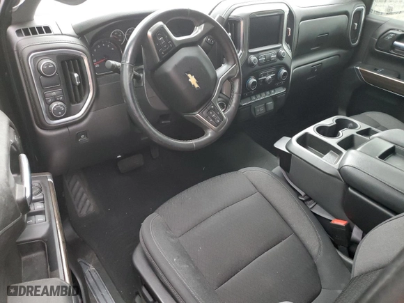 2021 Chevrolet Silverado 1500 LT with VIN 3GCPWCEK6MG450018, listed as a Copart auction lot 43870915 with 70,925 mi miles and Salvage Title. Bid and sale history available at carsss.com. Image 8.