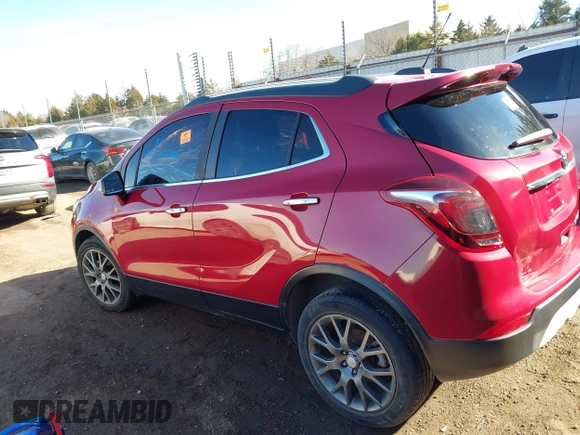 2019 Buick Encore Sport Touring with VIN KL4CJ2SB3KB788617, listed as a IAAI auction lot 41615963 with Not Provided miles and . Bid and sale history available at DreamBid. Image 14.