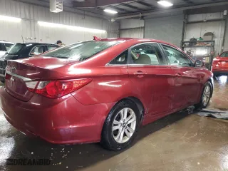 2013 Hyundai Sonata GLS with VIN 5NPEB4AC8DH741943, listed as a Copart auction lot 49227835 with 143,788 mi miles and Salvage Title. Bid and sale history available at carsss.com. Image 3.