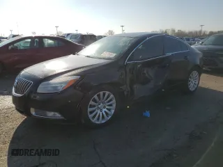 2011 Buick Regal CXL RL4 with VIN W04GS5EC6B1133409, listed as a Copart auction lot 52570495 with 160,679 mi miles and Salvage title. Bid and sale history available at DreamBid. Image 1.