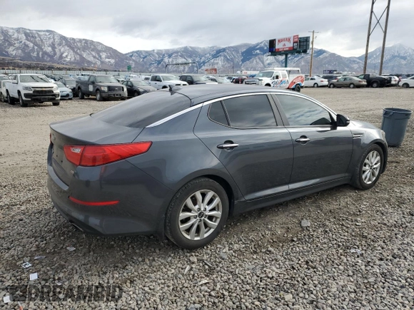 2015 Kia Optima LX with VIN KNAGM4A70F5631149, listed as a Copart auction lot 84348194 with 131,071 mi miles and Salvage Title. Bid and sale history available at carsss.com. Image 3.