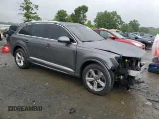 2021 Audi Q7 Premium with VIN WA1AJAF73MD023311, listed as a Copart auction lot 57396725 with 94,655 mi miles and Salvage title. Bid and sale history available at DreamBid. Image 4.