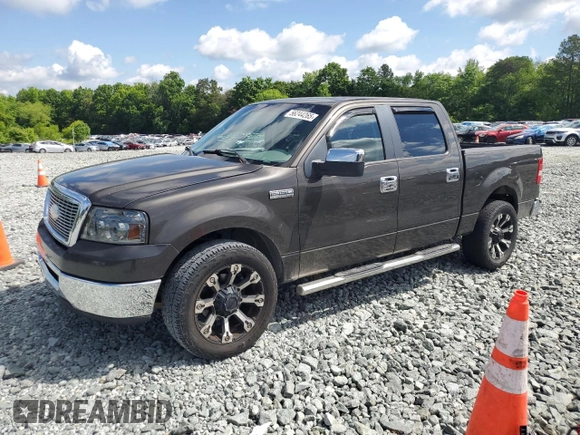 2007 Ford F-150 XLT with VIN 1FTRW12W47FA87342, listed as a Copart auction lot 56244265 with 293,800 mi miles and Salvage title. Bid and sale history available at DreamBid. Image 1.