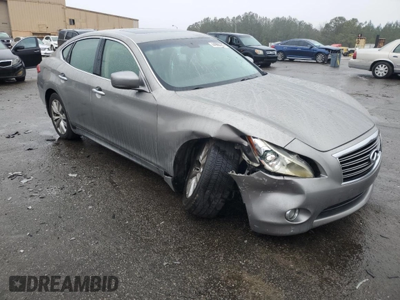 2012 Infiniti M with VIN JN1BY1AR2CM390328, listed as a Copart auction lot 44988325 with 175,694 mi miles and Salvage Title. Bid and sale history available at DreamBid. Image 4.