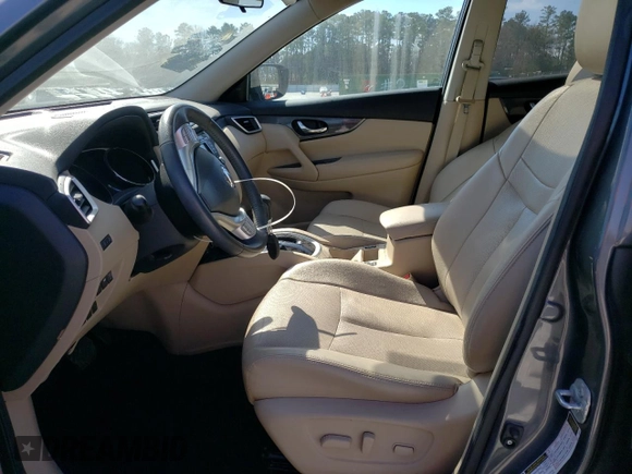 2016 Nissan Rogue SL with VIN 5N1AT2MT2GC764741, listed as a Copart auction lot 45646015 with 104,770 mi miles and Salvage Title. Bid and sale history available at carsss.com. Image 7.
