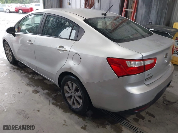 2014 Kia Rio EX with VIN KNADN4A35E6396673, listed as a IAAI auction lot 41964655 with 159,644 mi miles. Bid and sale history available at carsss.com. Image 3.