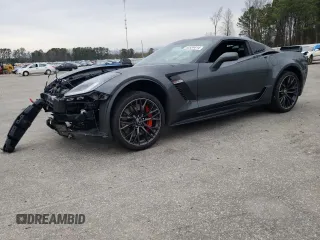 2018 Chevrolet Corvette Z06 1LZ with VIN 1G1YP2D62J5601593, listed as a Copart auction lot 44534414 with 0 mi miles. Bid and sale history available at carsss.com. Image 1.