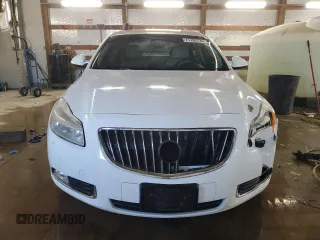 2011 Buick Regal CXL RL1 with VIN W04GN5EC1B1029918, listed as a Copart auction lot 71782234 with 128,500 mi miles and Salvage Title. Bid and sale history available at carsss.com. Image 5.