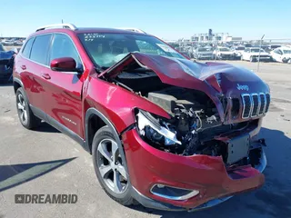 2019 Jeep Cherokee Limited z VIN 1C4PJMDX0KD309375, wystawiony jako IAAI lot #41869723 z przebiegiem 109 318 mil mil oraz . Historia ofert i sprzedaży dostępna na DreamBid. Obrazek 1.
