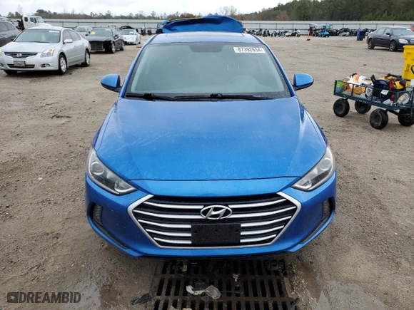 2017 Hyundai Elantra Value Edition with VIN KMHD84LF7HU245878, listed as a Copart auction lot 87392654 with NaN miles and Salvage Title. Bid and sale history available at carsss.com. Image 5.