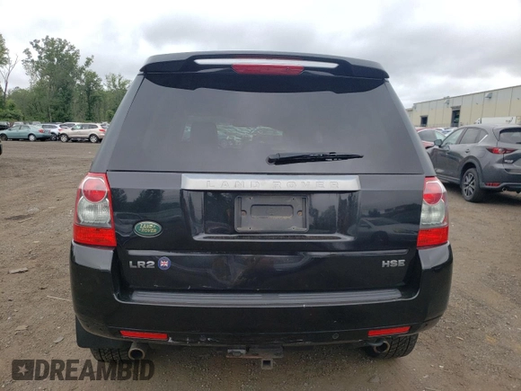 2009 Land Rover LR2 HSE with VIN SALFT24N89H147709, listed as a Copart auction lot 63833125 with 178,576 mi miles and Salvage title. Bid and sale history available at DreamBid. Image 6.