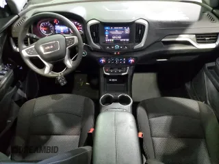 2023 GMC Terrain SLE with VIN 3GKALTEG1PL112360, listed as a Copart auction lot 82556414 with 16,135 mi miles and Salvage Title. Bid and sale history available at DreamBid. Image 8.