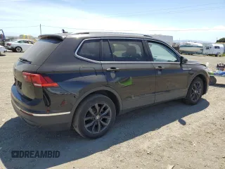 2022 Volkswagen Tiguan SE with VIN 3VV3B7AX2NM077616, listed as a Copart auction lot 57145995 with 53,495 mi miles and Salvage title. Bid and sale history available at DreamBid. Image 3.
