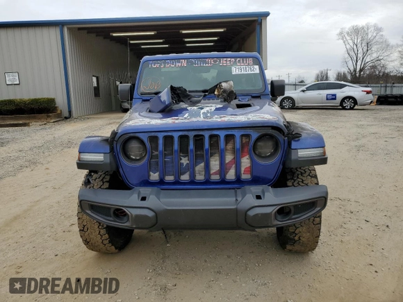 2020 Jeep Wrangler Unlimited Recon with VIN 1C4HJXFN4LW178832, listed as a Copart auction lot 71918762 with Not provided miles and Salvage title. Bid and sale history available at DreamBid. Image 5.