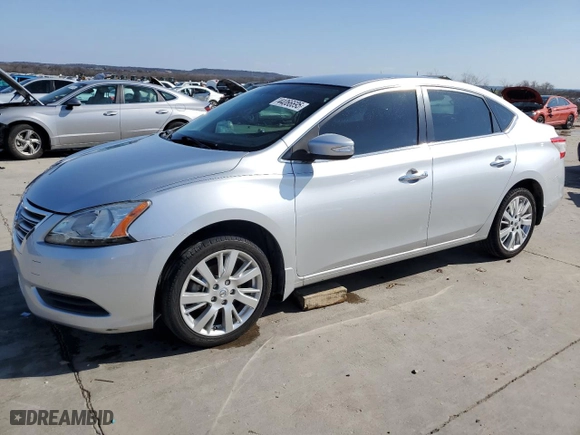2014 Nissan Sentra SV with VIN 3N1AB7AP6EY307756, listed as a Copart auction lot 44066695 with 44,098 mi miles and Clean Title. Bid and sale history available at carsss.com. Image 1.