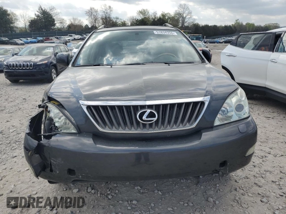 2009 Lexus RX 350 with VIN 2T2GK31U89C063647, listed as a Copart auction lot 51834355 with 212,469 mi miles and Salvage Title. Bid and sale history available at DreamBid. Image 5.