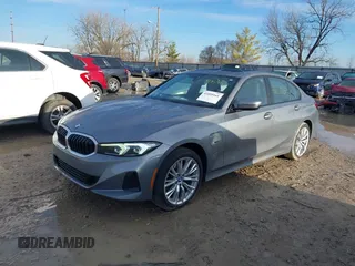 2023 BMW 3 Series 330e xDrive with VIN 3MW39FS01P8C81368, listed as a IAAI auction lot 41859161 with 72,648 mi miles. Bid and sale history available at carsss.com. Image 17.