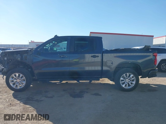 2021 Chevrolet Silverado 1500 Custom with VIN 1GCPWBEK8MZ240806, listed as a IAAI auction lot 41427728 with 80,164 mi miles and . Bid and sale history available at DreamBid. Image 15.