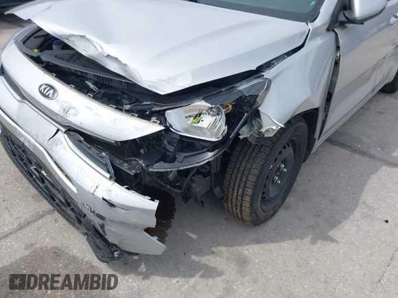 2021 Kia Rio LX with VIN 3KPA24AD1ME372886, listed as a IAAI auction lot 41876332 with 39,665 mi miles and . Bid and sale history available at DreamBid. Image 6.