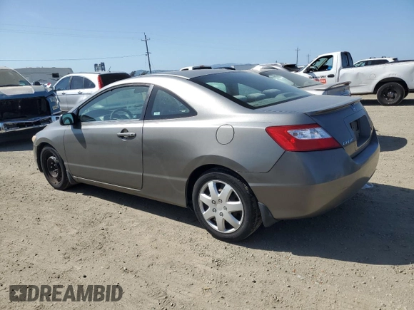 2006 Honda Civic Cpe LX with VIN 2HGFG12606H580076, listed as a Copart auction lot 54246575 with 181,568 mi miles and Clean Title. Bid and sale history available at carsss.com. Image 2.