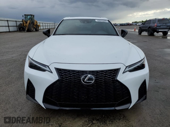 2024 Lexus IS with VIN JTHGZ1B25R5074554, listed as a Copart auction lot 49665205 with 6,978 mi miles and Salvage Title. Bid and sale history available at carsss.com. Image 5.