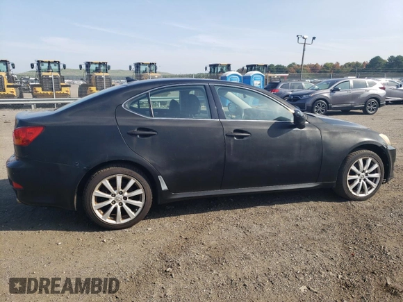 2007 Lexus IS 250 with VIN JTHCK262075012298, listed as a Copart auction lot 66276613 with 103,418 mi miles and Clean title. Bid and sale history available at DreamBid. Image 3.