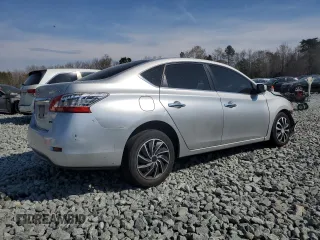2013 Nissan Sentra SV with VIN 3N1AB7APXDL715091, listed as a Copart auction lot 50904735 with 158,910 mi miles and Salvage Title. Bid and sale history available at carsss.com. Image 3.