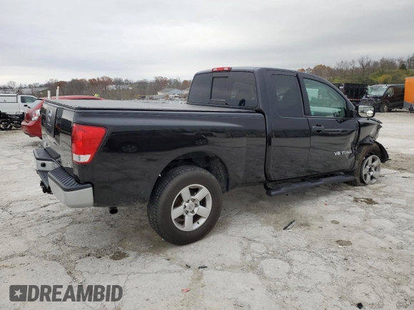 2008 Nissan Titan XE with VIN 1N6BA06C68N343849, listed as a Copart auction lot 81583294 with 84,448 mi miles and Salvage title. Bid and sale history available at DreamBid. Image 3.