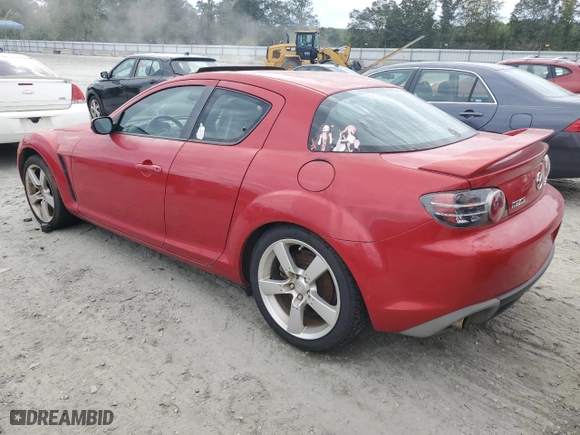 2004 Mazda RX-8 with VIN JM1FE17NX40123930, listed as a Copart auction lot 73157654 with 0 mi miles and Clean Title. Bid and sale history available at carsss.com. Image 2.