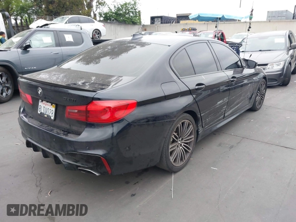 2019 BMW 5 Series 540i with VIN WBAJE5C56KG919292, listed as a IAAI auction lot 42346538 with 76,104 mi miles and . Bid and sale history available at DreamBid. Image 4.