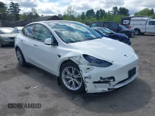 2022 Tesla Model Y Long Range z VIN 7SAYGDEE3NF533773, wystawiony jako IAAI lot #42200765 z przebiegiem Nie podano mil oraz . Historia ofert i sprzedaży dostępna na DreamBid. Obrazek 1.