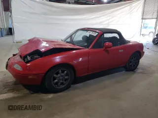 1993 Mazda MX-5 Miata z VIN JM1NA3517P0404252, wystawiony jako Copart lot #50776105 z przebiegiem 128 958 mil mil oraz Czysty tytuł • Clean title. Historia ofert i sprzedaży dostępna na DreamBid. Obrazek 1.
