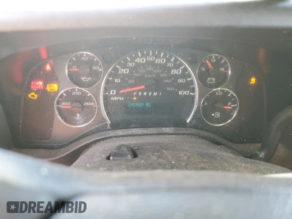 2013 Chevrolet Express Cargo with VIN 1GCWGFBAXD1168503, listed as a Copart auction lot 87638425 with 292,509 mi miles and Clean title. Bid and sale history available at DreamBid. Image 9.